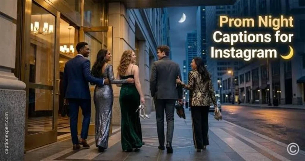 Prom Night Caption for Girls