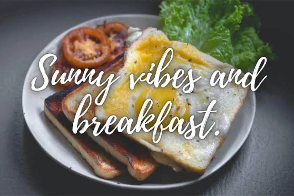 Cute Caption for Breakfast 