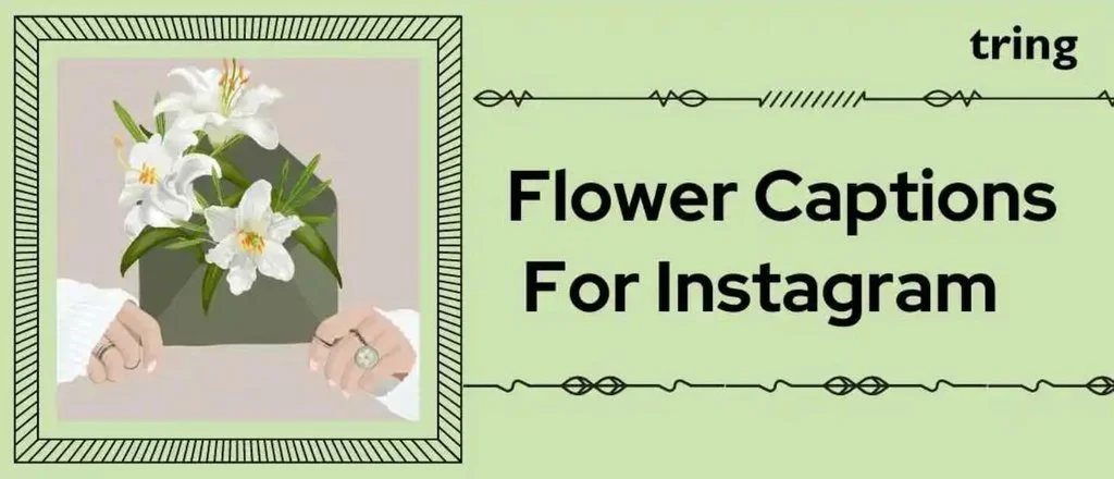 Cute Caption for Flower
