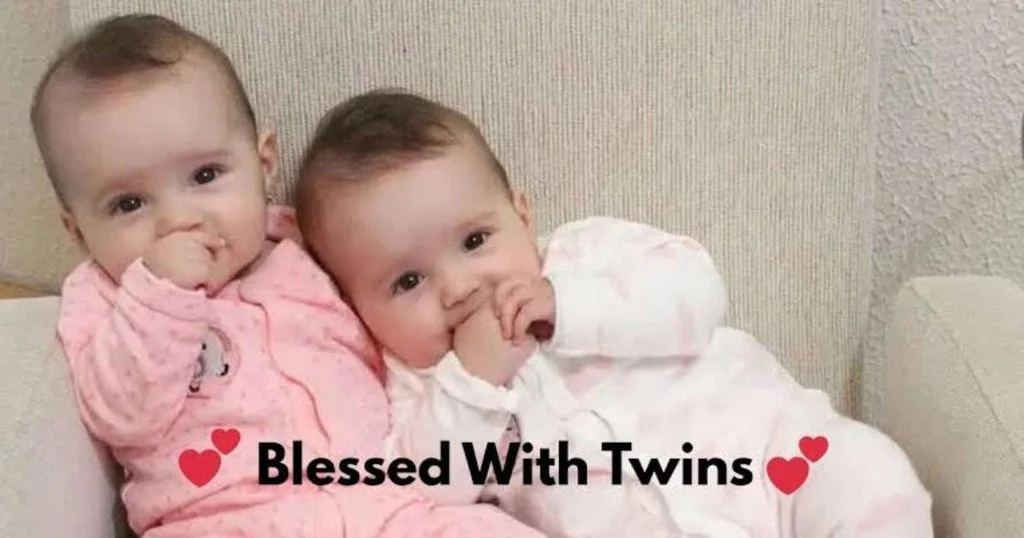 Cute Caption for Twins