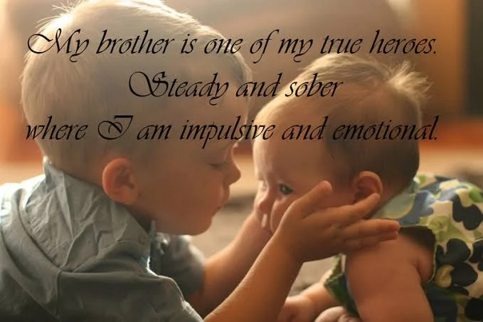Cute Caption for Brothers