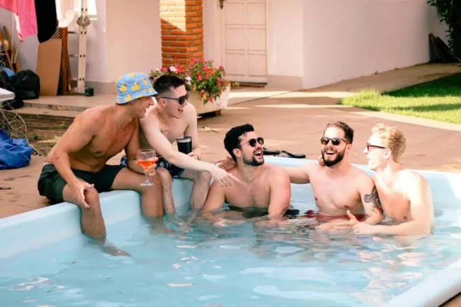 Pool Party Caption