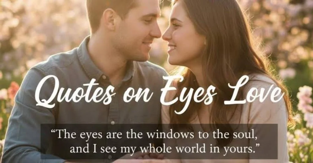 Romantic Caption for Eyes