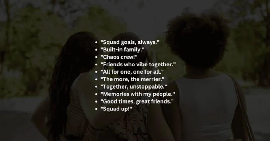Short Caption for Friends