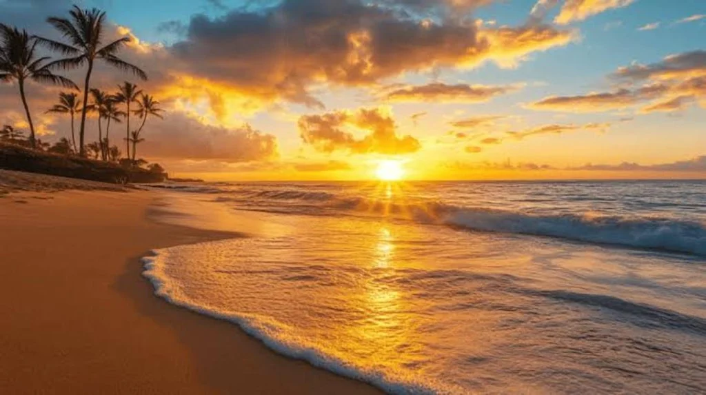 Sunset Beach Captions