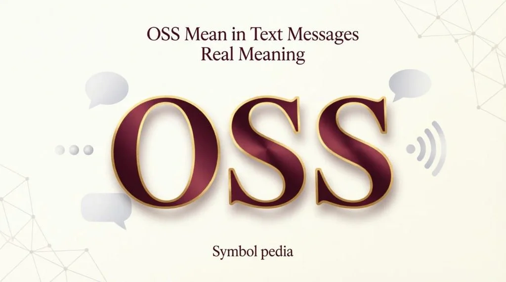 What Does OSS Mean in Text & Chat