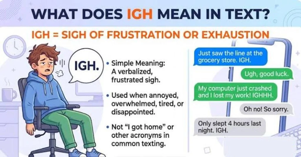 What Does IGH Mean in Text & Chat